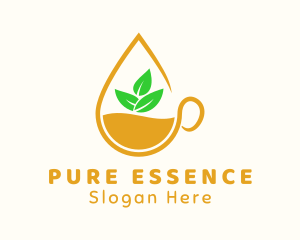 Lemon Tea Drink logo design