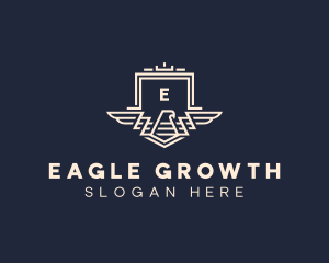 Eagle Shield Crest logo design