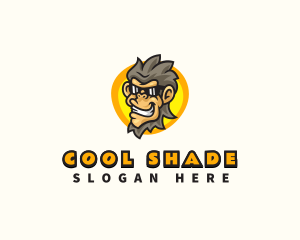 Cool Monkey Sunglasses logo design