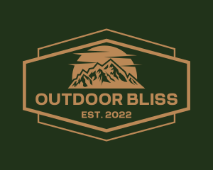 Sunset Mountain Park logo design