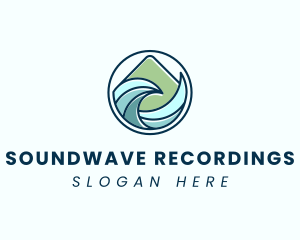 Natural Mountain Waves logo design