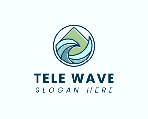 Natural Mountain Waves logo design