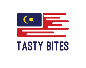 Flying Malaysian Flag logo