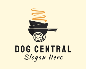 Hot Soup Bowl Delivery logo design