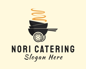 Hot Soup Bowl Delivery logo design