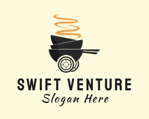 Hot Soup Bowl Delivery logo design