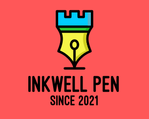 Rook Writing Pen  logo design