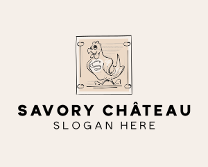 Animal Chicken Farm logo design