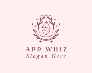 Crystal Gemstone Accessory logo design