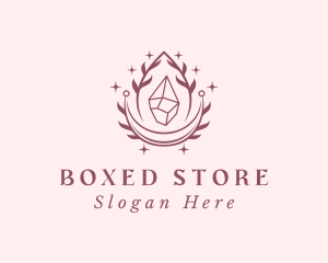 Crystal Gemstone Accessory logo design