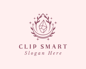 Crystal Gemstone Accessory logo design