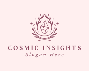 Crystal Gemstone Accessory logo design