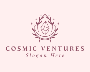 Crystal Gemstone Accessory logo design