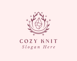 Crystal Gemstone Accessory logo design