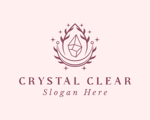 Crystal Gemstone Accessory logo design