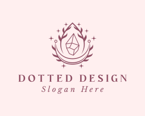 Crystal Gemstone Accessory logo design