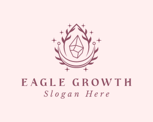 Crystal Gemstone Accessory logo design