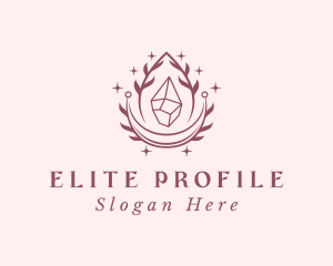 Crystal Gemstone Accessory logo design