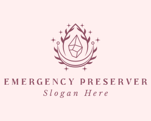 Crystal Gemstone Accessory logo design