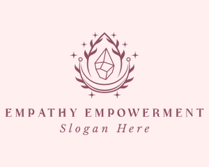 Crystal Gemstone Accessory logo design