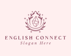 Crystal Gemstone Accessory logo design