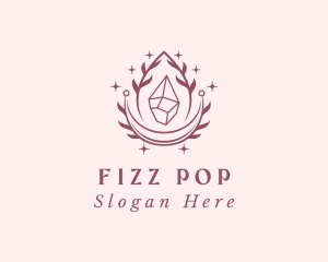 Crystal Gemstone Accessory logo design