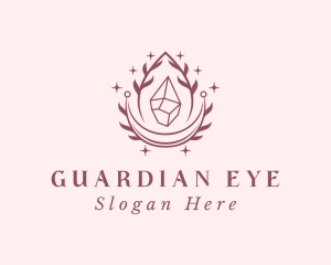 Crystal Gemstone Accessory logo design