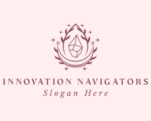 Crystal Gemstone Accessory logo design