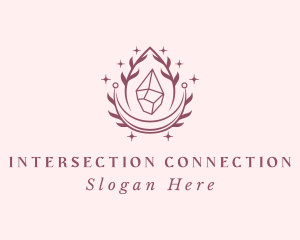 Crystal Gemstone Accessory logo design