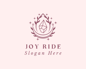 Crystal Gemstone Accessory logo design