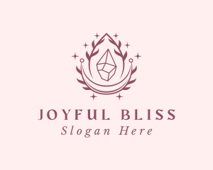 Crystal Gemstone Accessory logo design