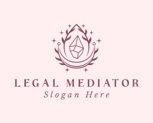 Crystal Gemstone Accessory logo design