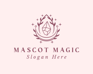 Crystal Gemstone Accessory logo design