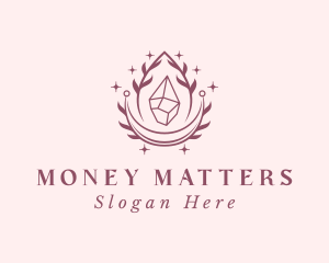 Crystal Gemstone Accessory logo design