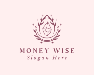 Crystal Gemstone Accessory logo design