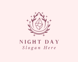 Crystal Gemstone Accessory logo design