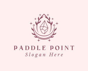 Crystal Gemstone Accessory logo design