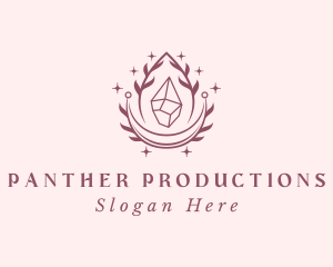 Crystal Gemstone Accessory logo design