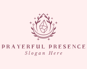 Crystal Gemstone Accessory logo design