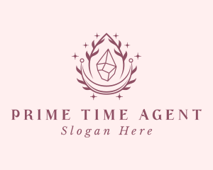 Crystal Gemstone Accessory logo design