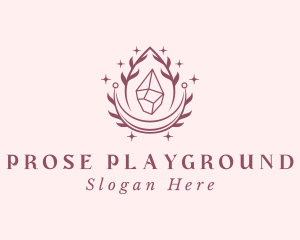 Crystal Gemstone Accessory logo design