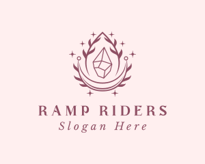 Crystal Gemstone Accessory logo design