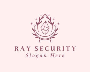 Crystal Gemstone Accessory logo design