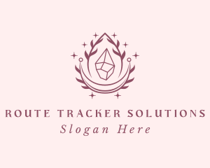 Crystal Gemstone Accessory logo design