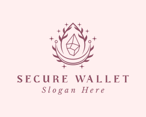 Crystal Gemstone Accessory logo design