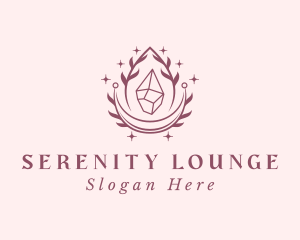 Crystal Gemstone Accessory logo design