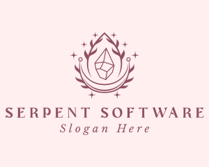 Crystal Gemstone Accessory logo design