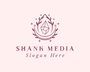 Crystal Gemstone Accessory logo design