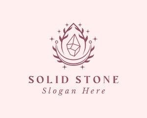 Crystal Gemstone Accessory logo design