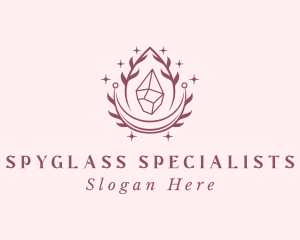 Crystal Gemstone Accessory logo design